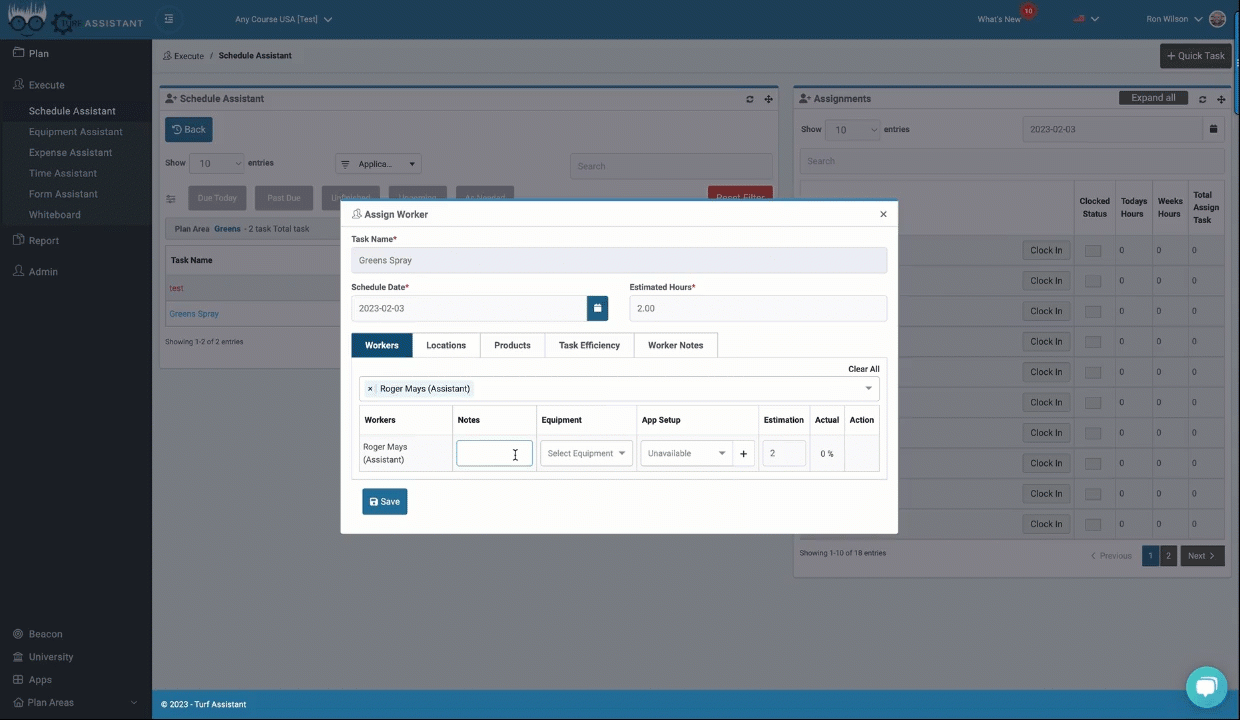 application-sched-add-worker-notes-assign-equip-app-setup